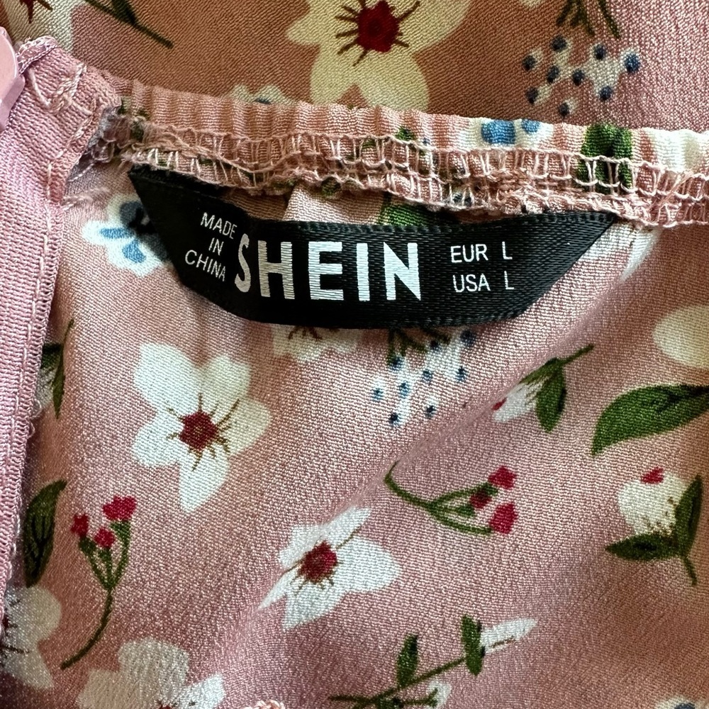•🌼3/$15🌼 Shein floral dress size Large ✔️ - Picture 9 of 11